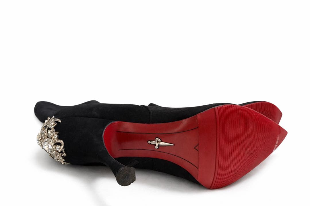 【超希少】CESARE PACIOTTI ニーハイブーツ スエード 38