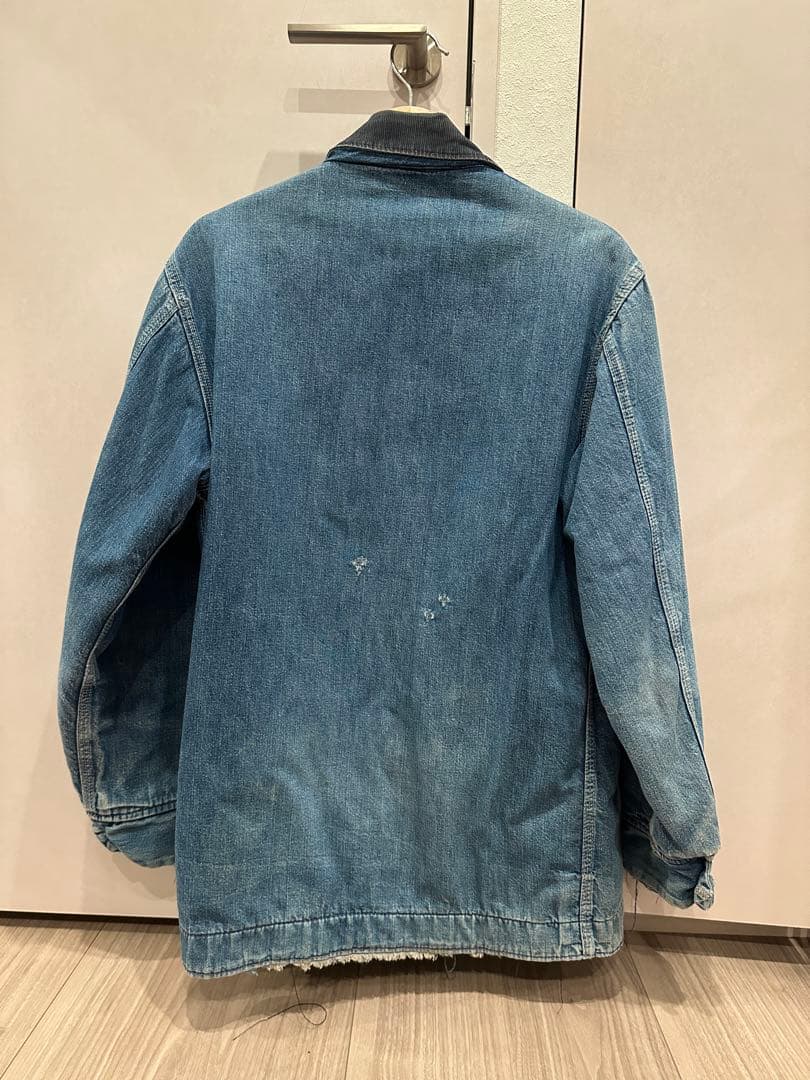 デニムブルー カバーオール