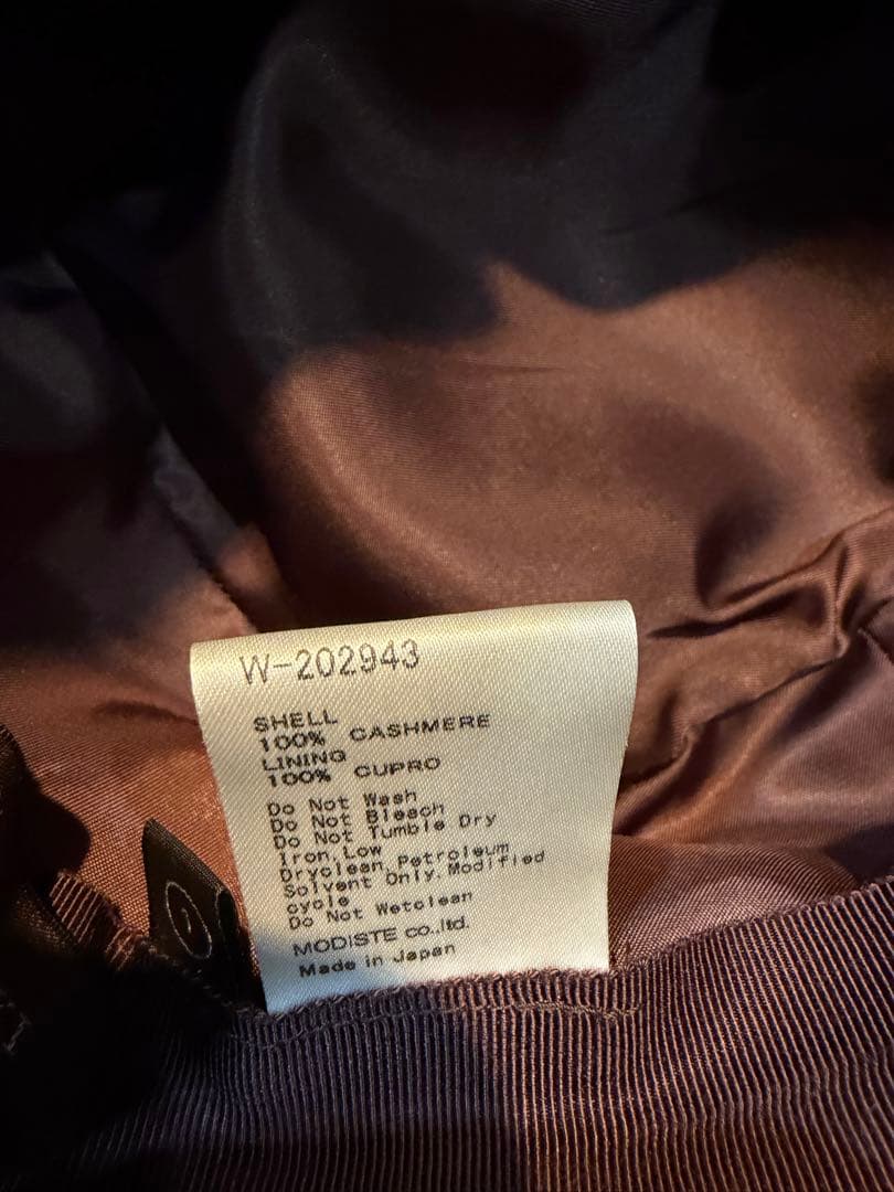 キジマタカユキ　バケットハット　カシミヤ　ブラック