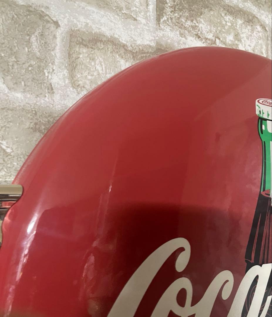 Coca Cola コカコーラ　看板 ボタン 丸型 羽根　アメリカン雑貨 壁掛け