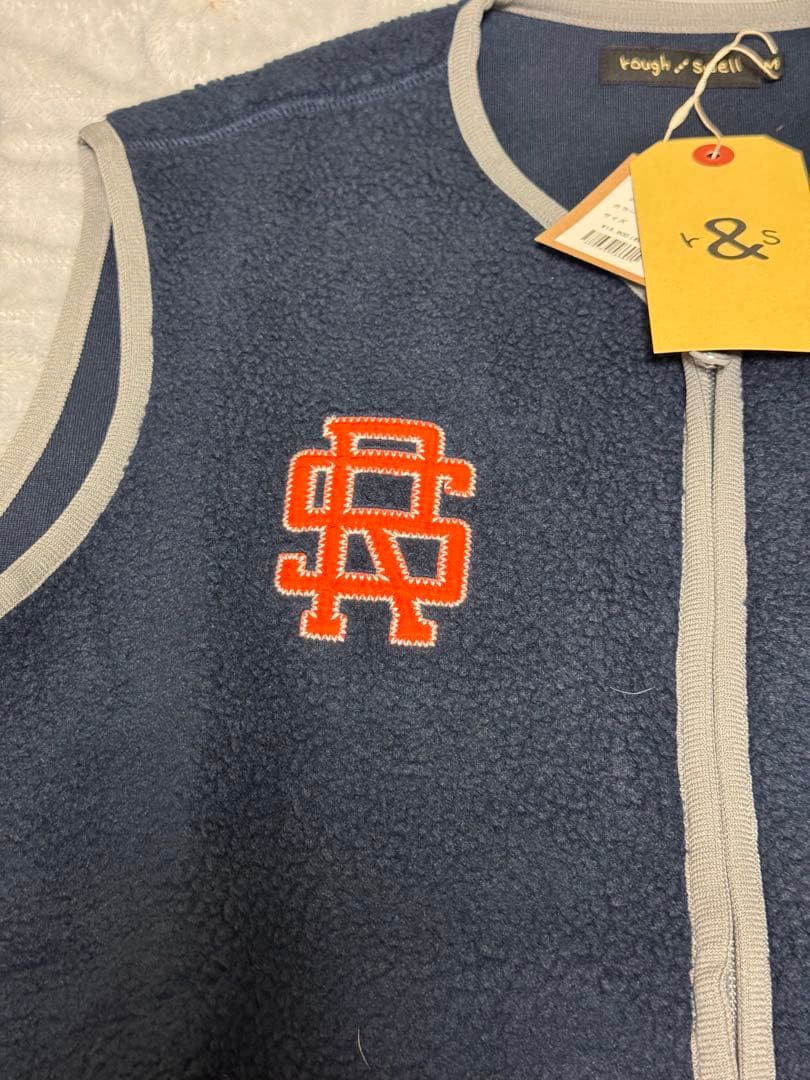 rough & swell フリースベスト M ネイビー