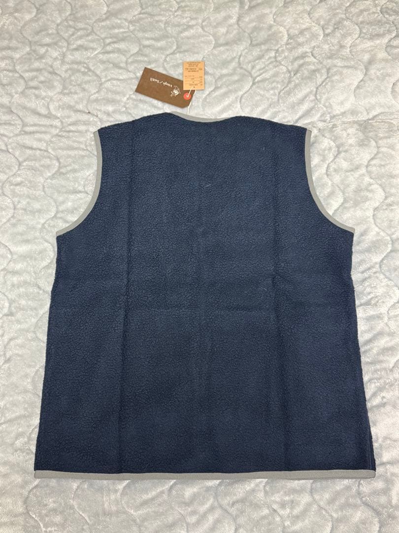 rough & swell フリースベスト M ネイビー