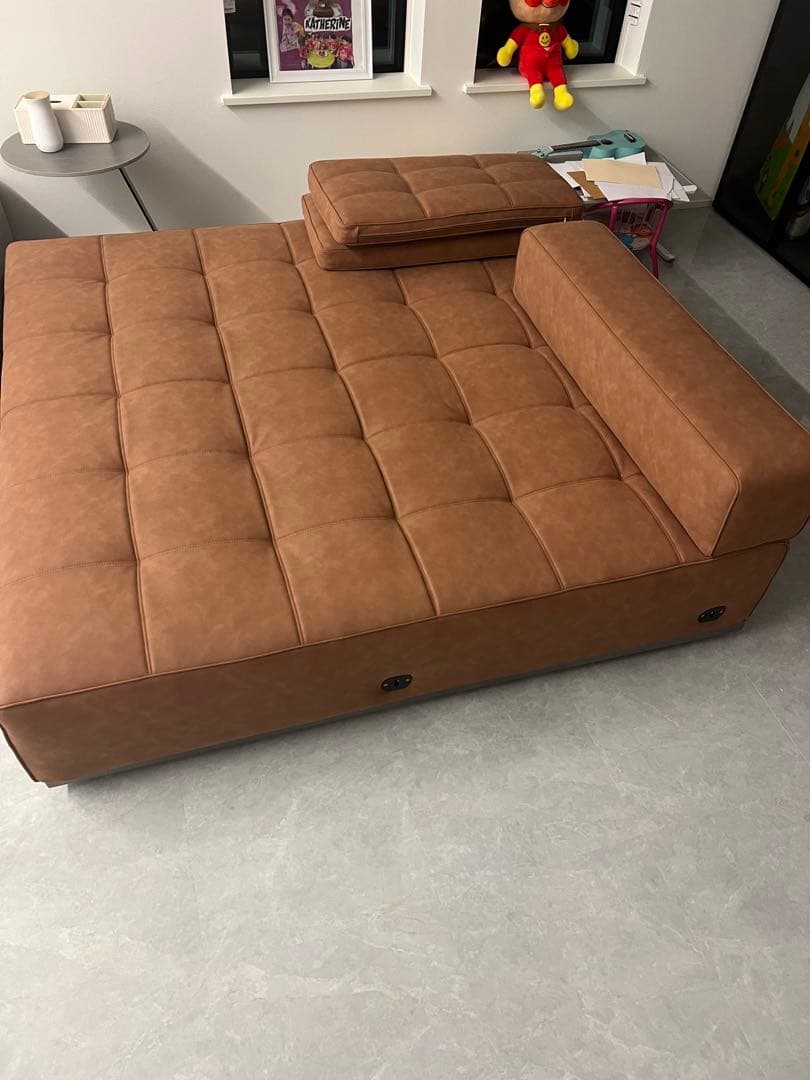 【ほぼ新品】高級ローレンス本革ソファ 大型 2台販売中