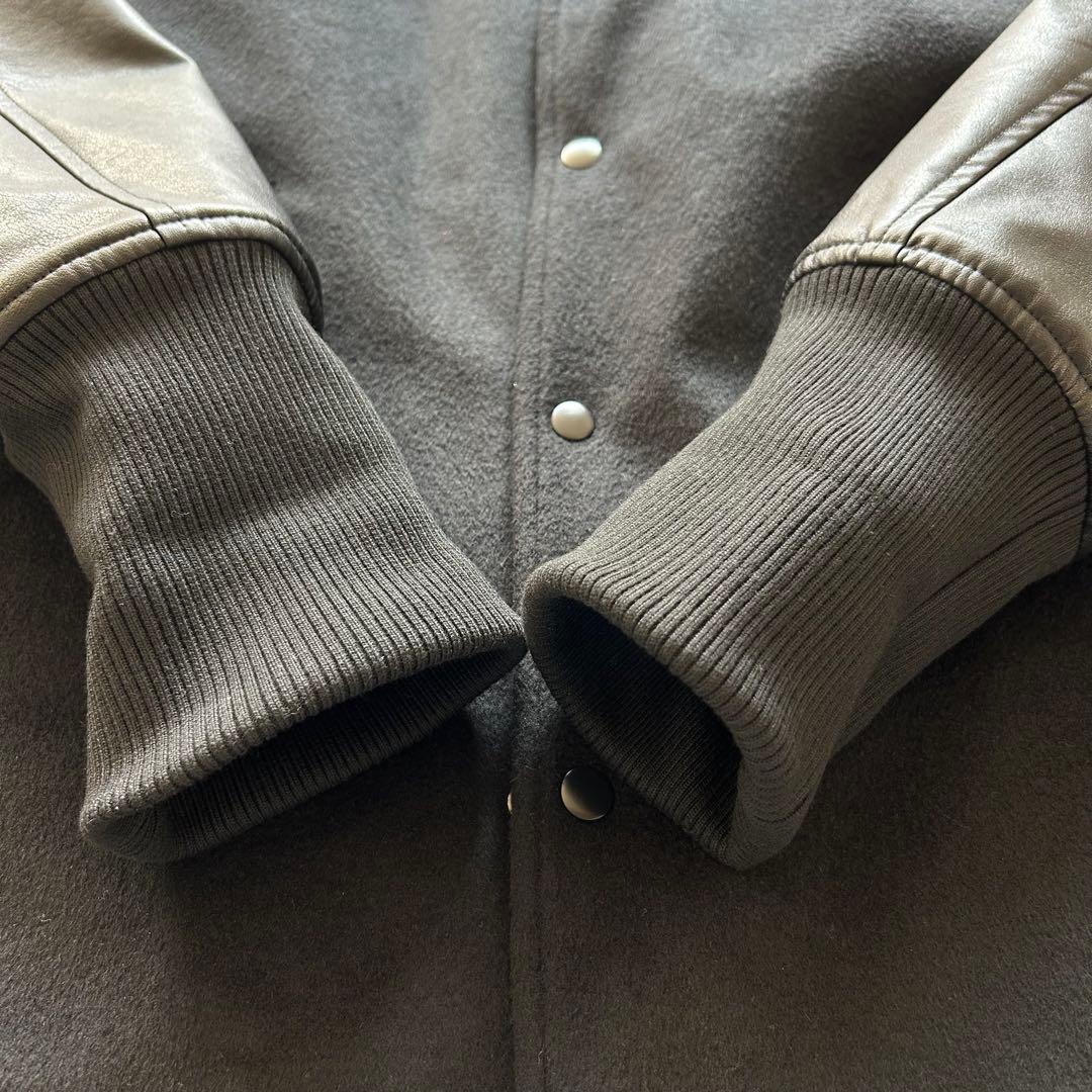 24AW 美品 B.C STOCK タスマニアウールバーシティジャケット 黒L