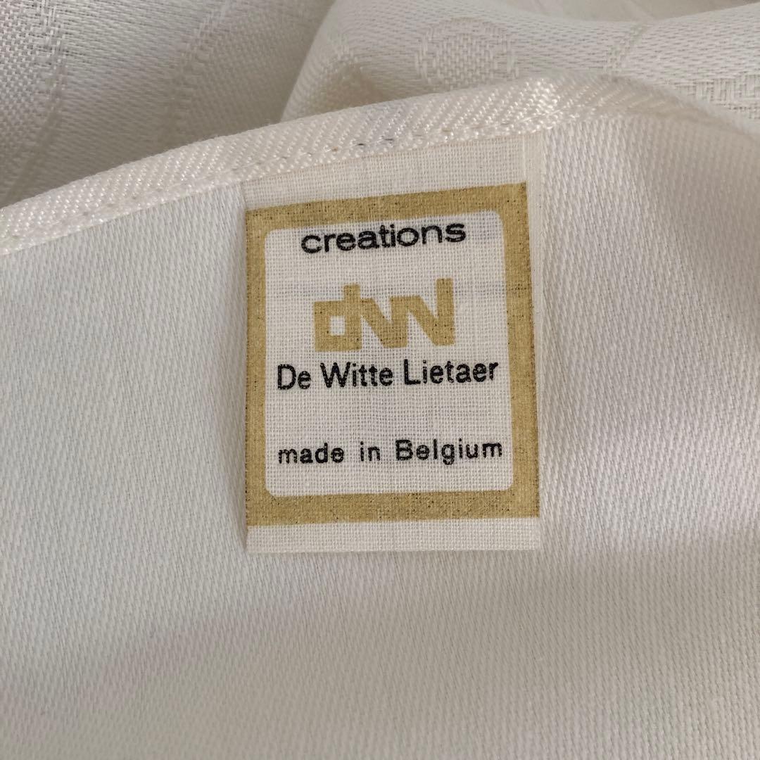 【希少】ベルギー製ヴィンテージ　ダマスク織クロス＆ナプキン