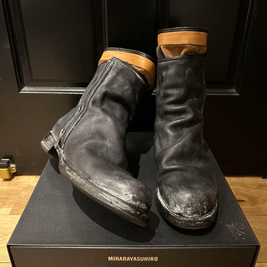 靴 AW09 MiharaYasuhiro Double Layered Boots