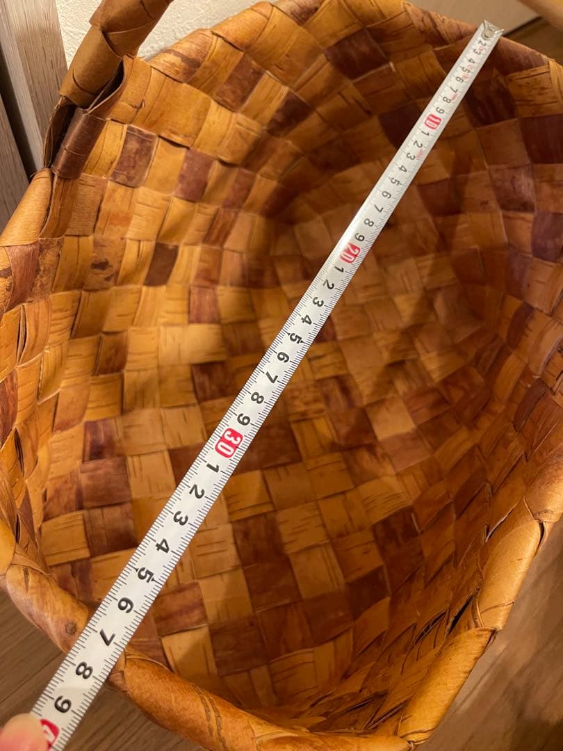 白樺作家Olga(オルガ)　白樺のかご　特大サイズ