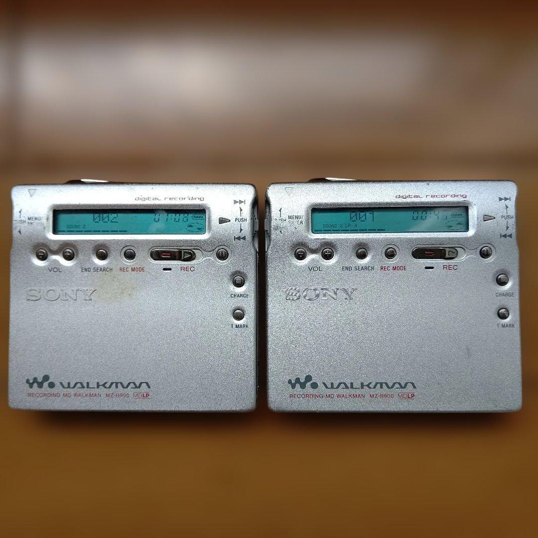 ジャンク品 ポータブルMDレコーダー SONY SHARP まとめ売り 6個