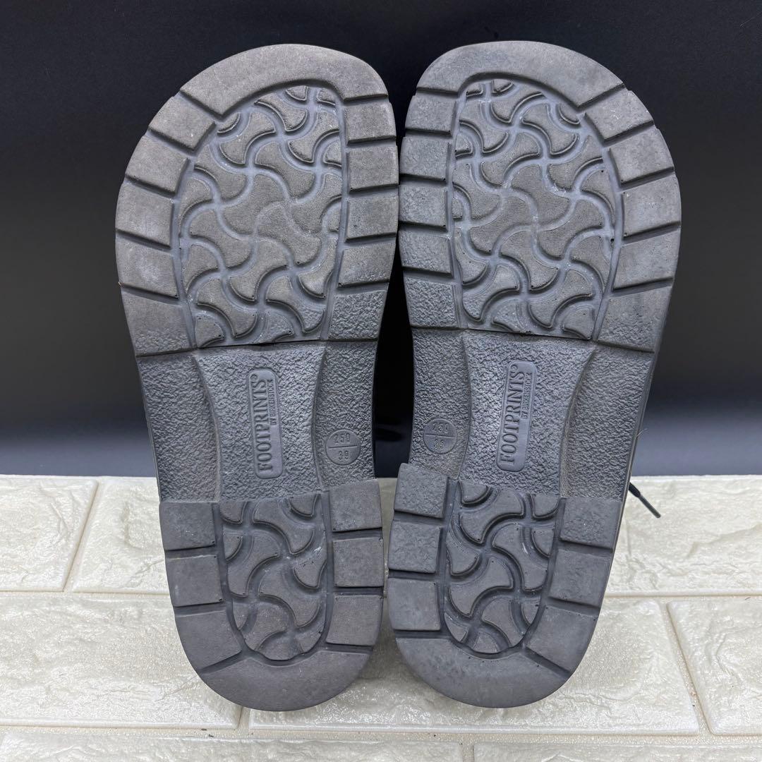 銘菓ぽんぽこ　BIRKENSTOCK ビルケン　レザー　フットプリンツ