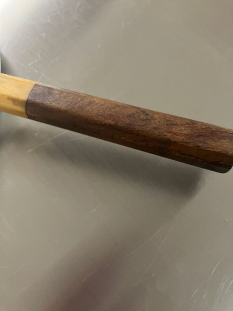 尚台正吉 鍊 本焼　青鋼　尺寸　テッサ包丁　柳刃包丁 黄花梨包丁柄