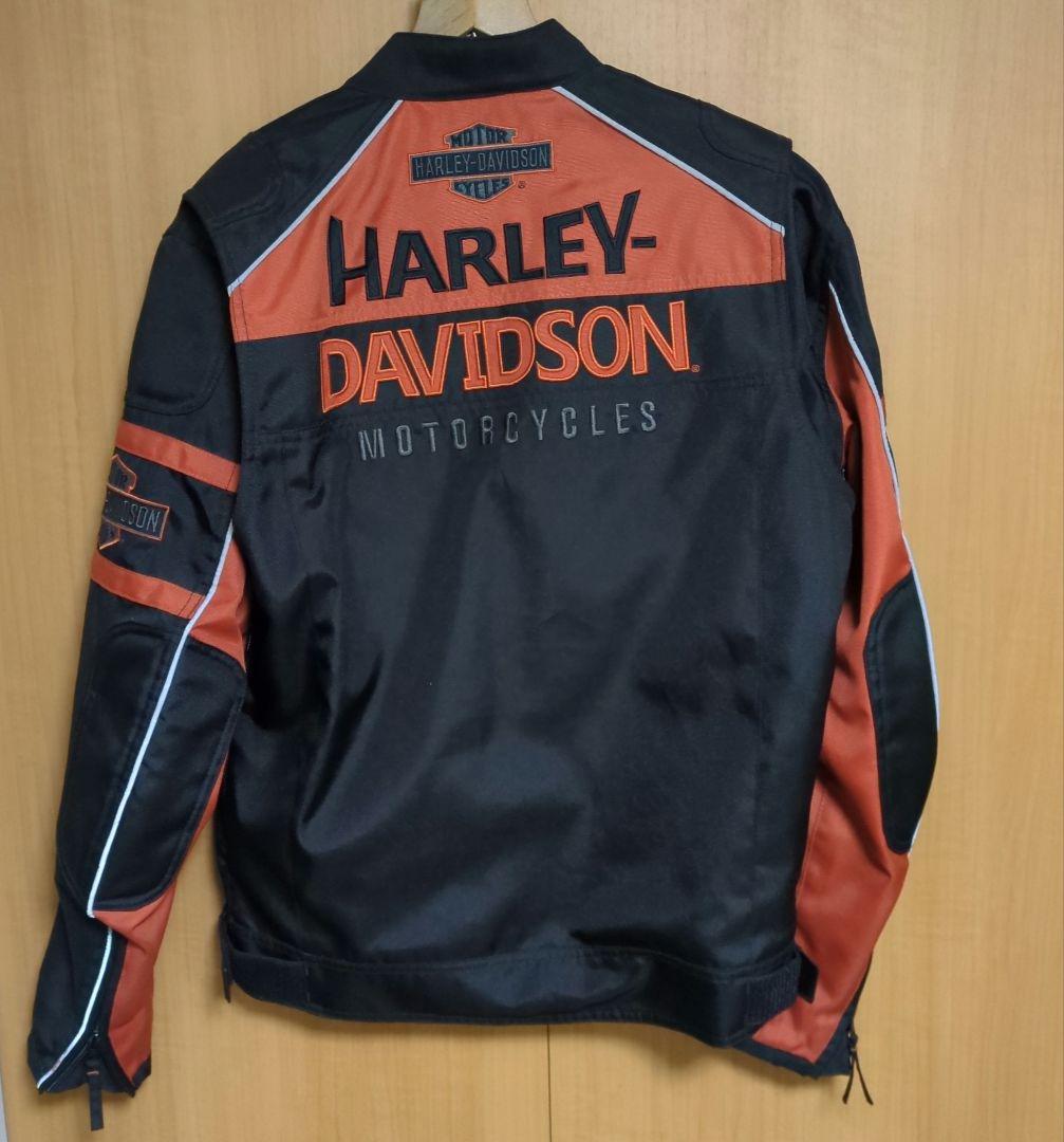 HARLEY-DAVIDSON ジャケット ブラック/オレンジ