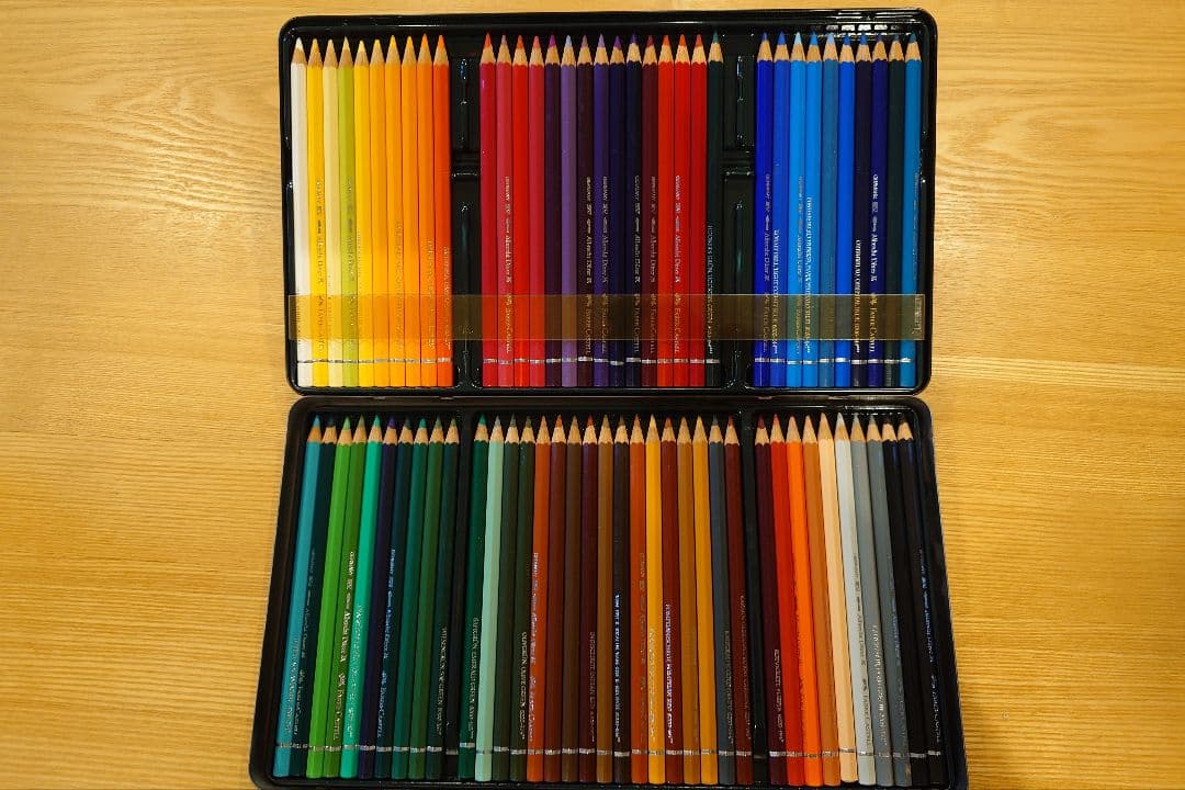 Faber-Castell 水彩色鉛筆 72色缶セット