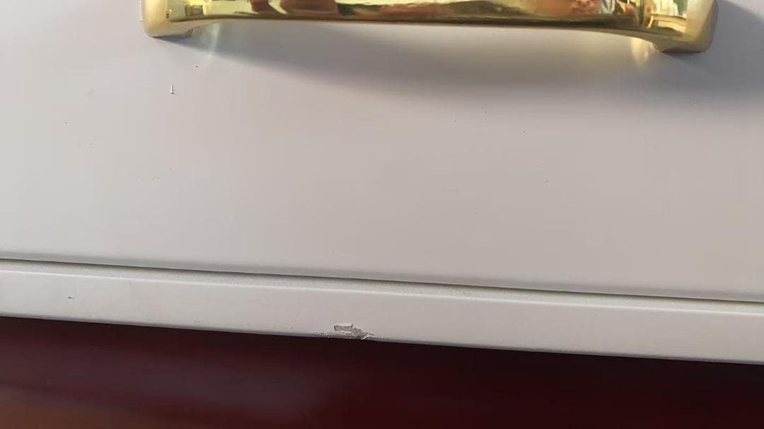 【三色変化LEDミラー 】ホワイトドレッサー訳あり品201-100-02