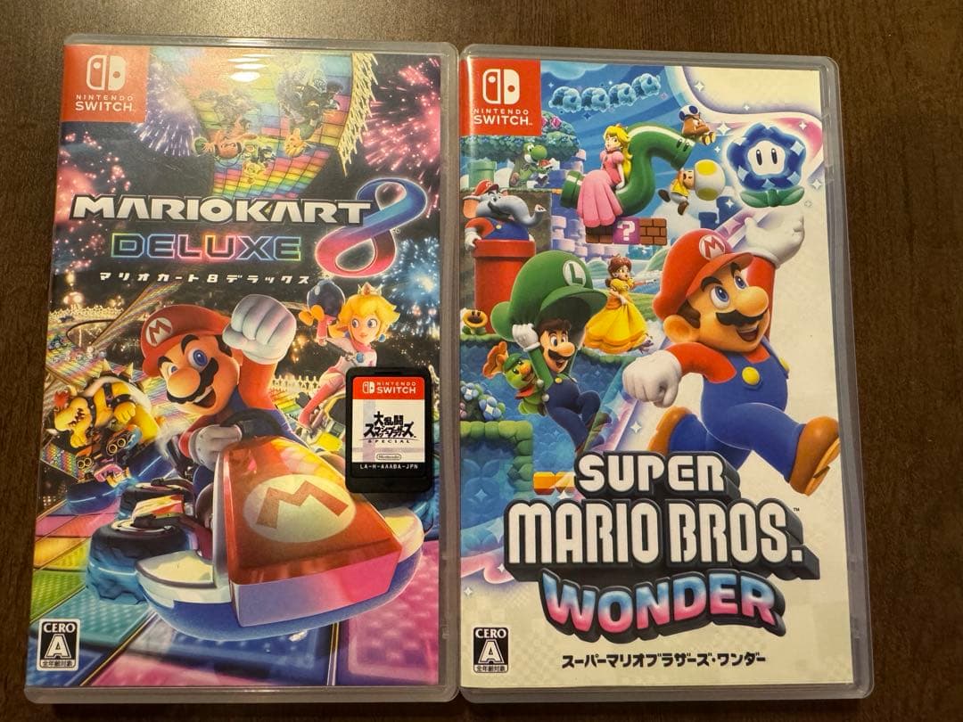 スマブラ マリオカート スーパーマリオブラザーズ ワンダー　3点セット