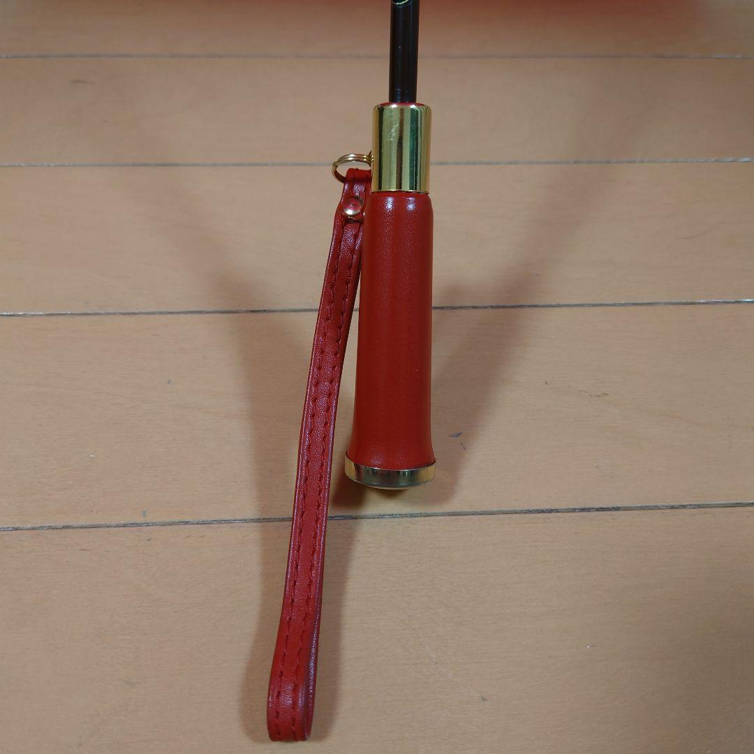 英国製高級傘FOX UMBRELLAS フォックスアンブレラレッド〜ピンク長傘