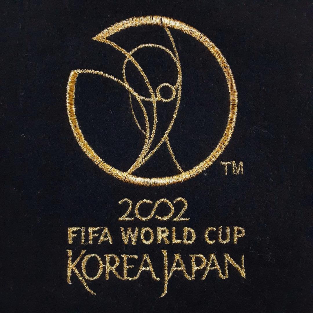 美品◎2002 FIFA W杯 スタジャン アウター 黒茶 レザー 本革 日本製