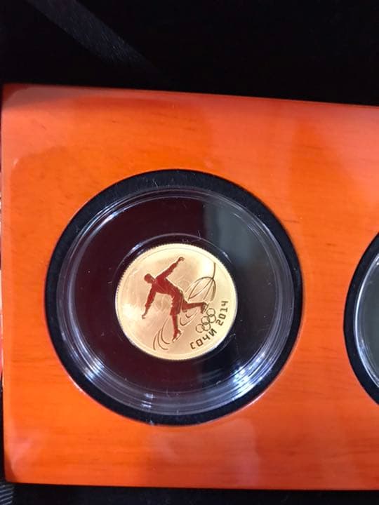 2014年冬オリンピックロシアソチプルーフ金貨3種セット