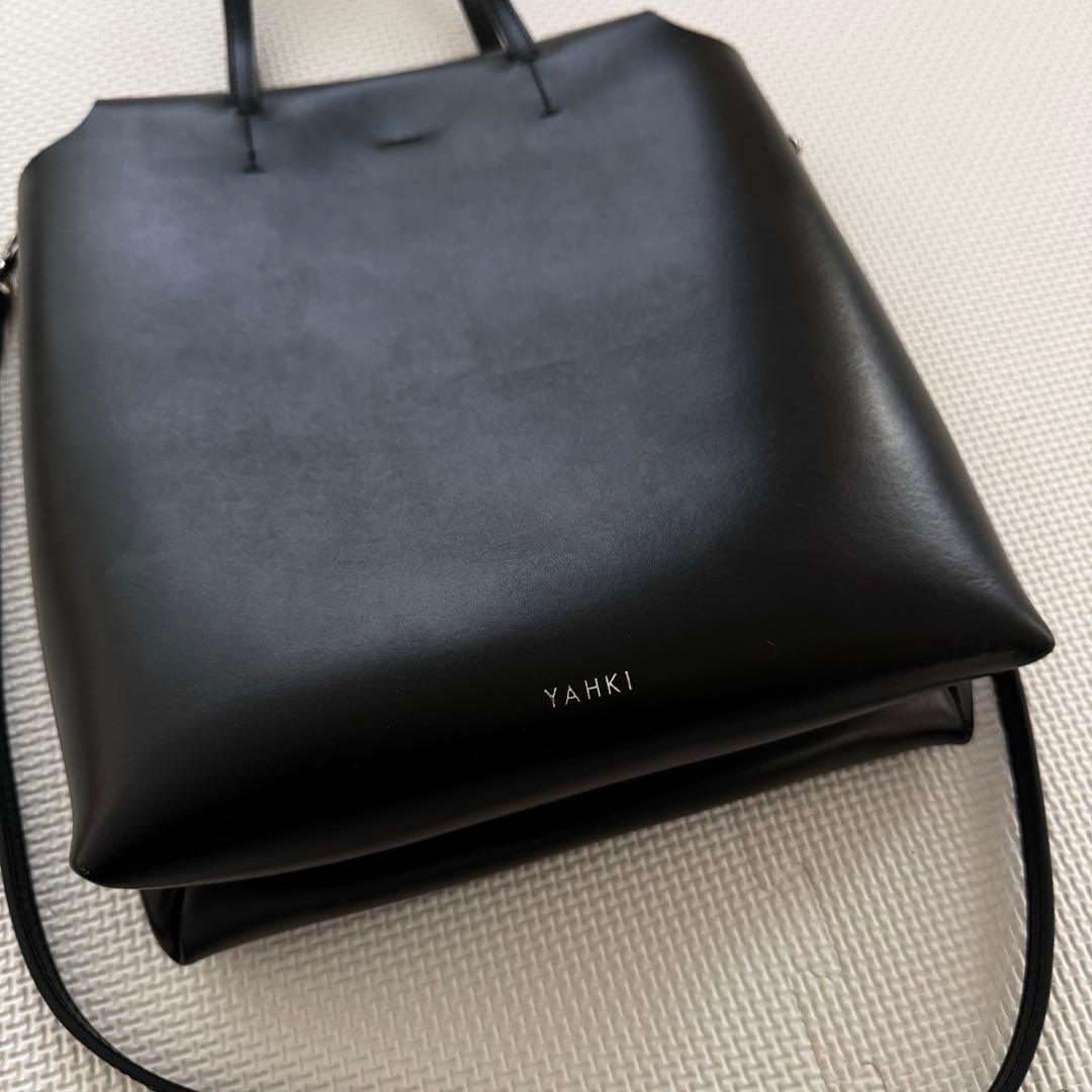 YAHKI／YH-666 TOTE BAG_BLACK A4サイズ