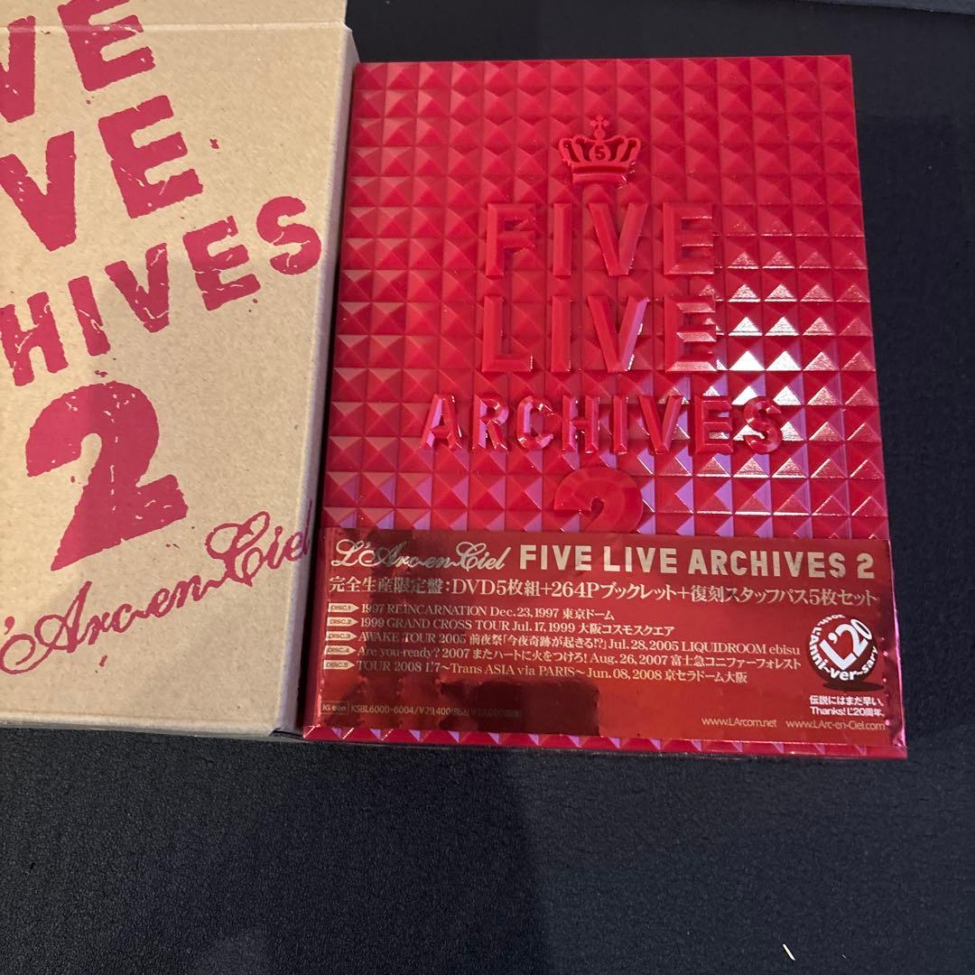 L'Arc～en～Ciel/FIVE LIVE ARCHIVES 2〈完全生産…