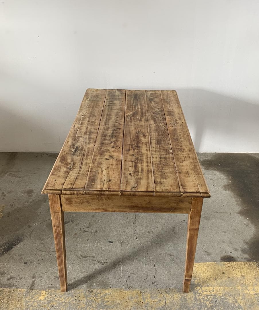 フランス アンティーク 3dr oak Table テーブル