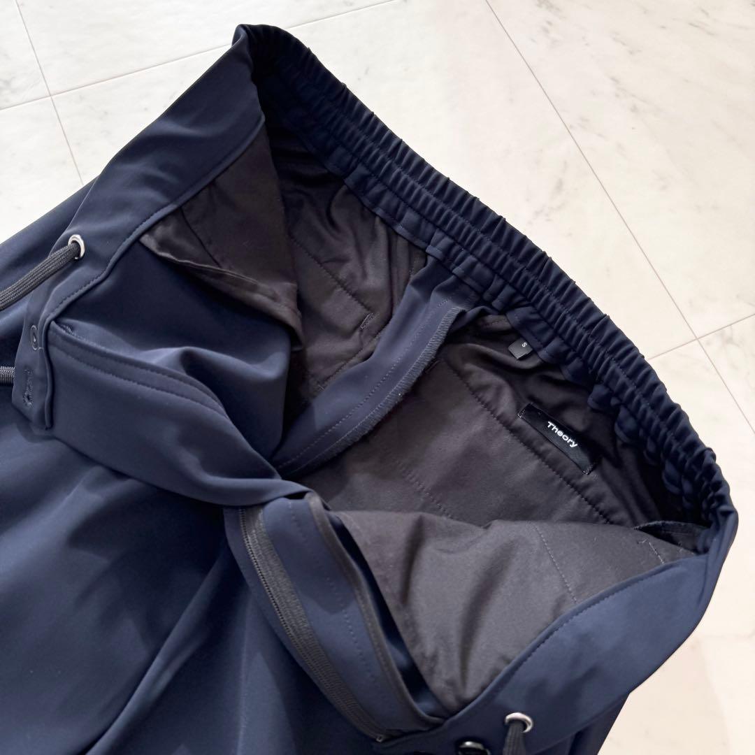 【美品】Theory セオリー トラベルスーツ ジャージー ビジネス ネイビー
