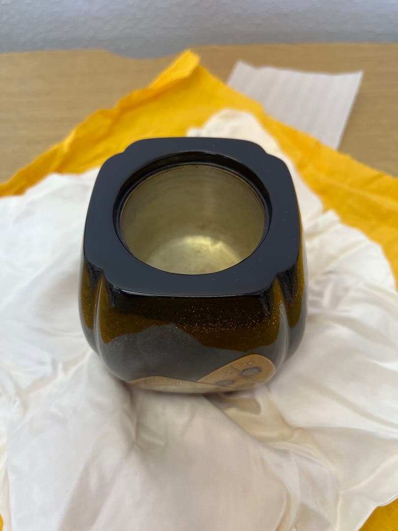 【新品】輪島塗　池田喜一作　高級香炉　源氏貝蒔絵　高級木箱　アンティーク