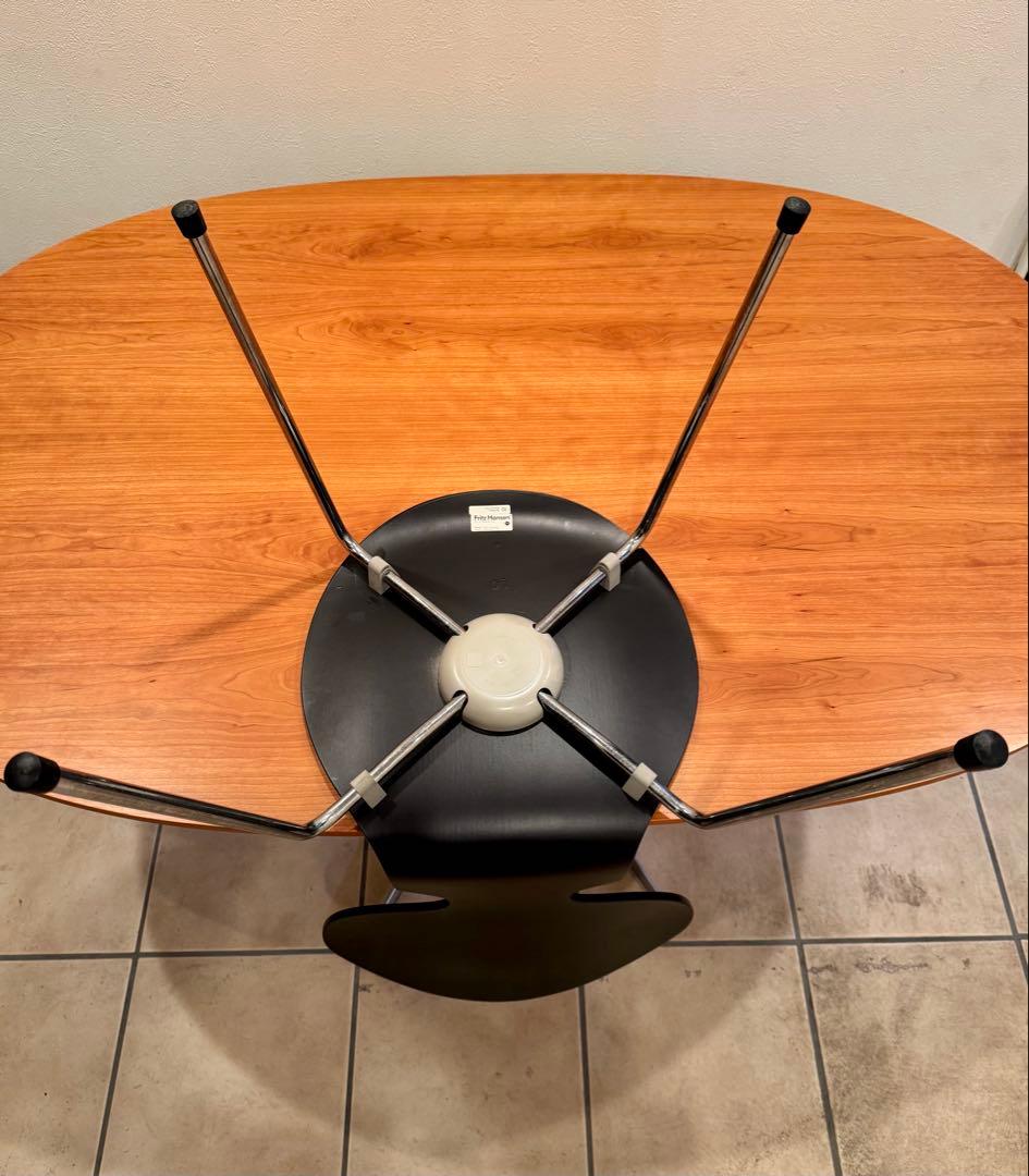 フリッツハンセン アントチェア ブラック 4本脚（3/3)