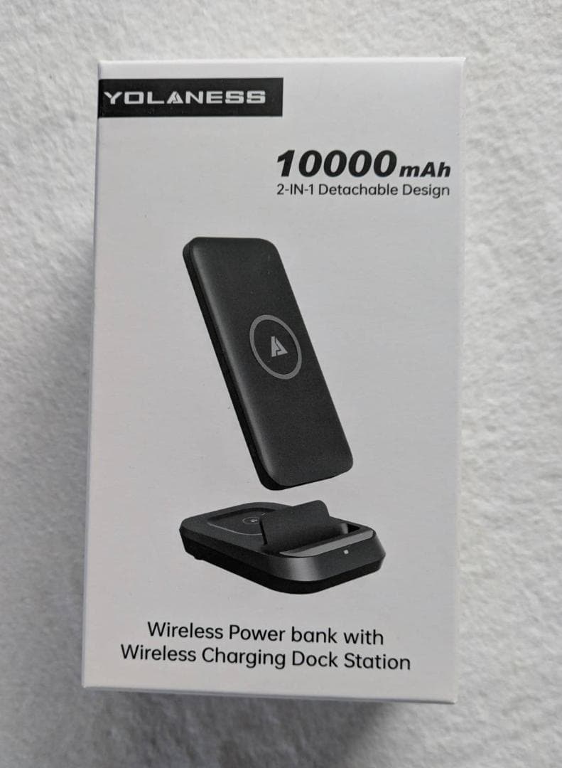 YOLANESS　10000mAh ワイヤレスモバイルバッテリー　１０個セット