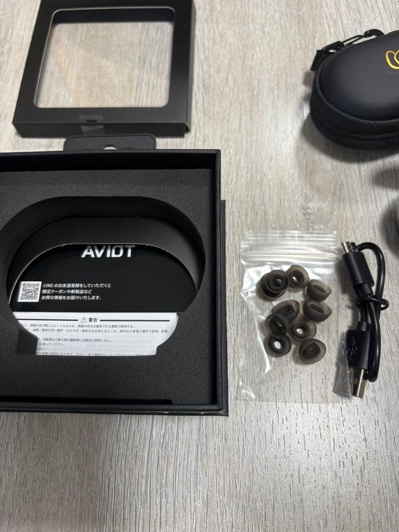 AVIDT TE-W1-PNK ワイヤレスイヤホン ブラック