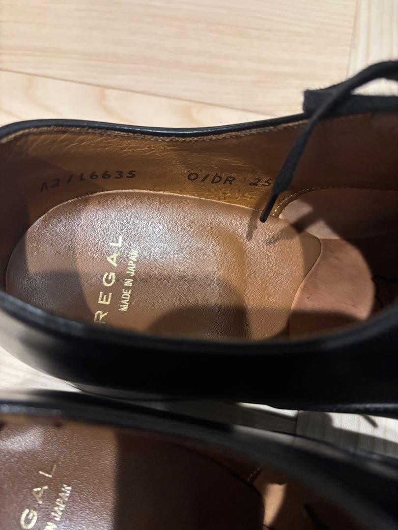 REGAL リーガル　ストレートチップ 01DRCD 25㌢　ブラック