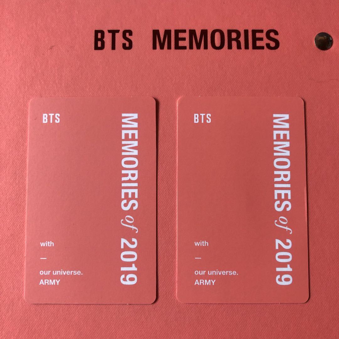 BTS トレカ　ジミン　テヒョン　V JIMIN MEMORIES 2019
