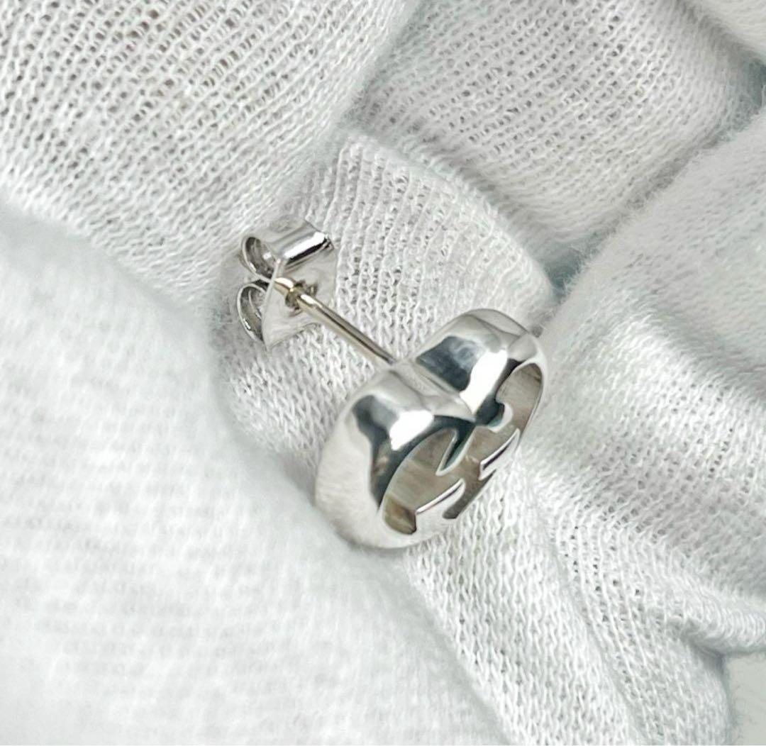 美品　GUCCI ハートインターロッキングピアス　片耳