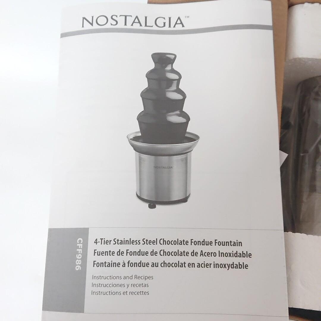 P505　チョコレート　フォンデュファウンテン ノスタルジア 4段タワー