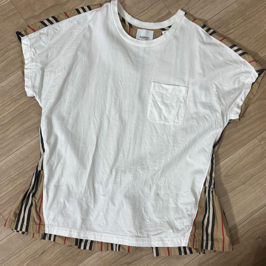 バーバリー　160 ストライプ　Tシャツ