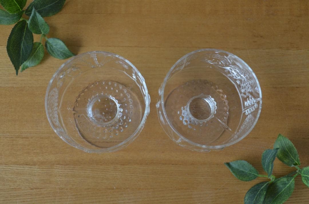 アラビア●フローラ●デザートボウル脚付2セット●Nuutajarvi