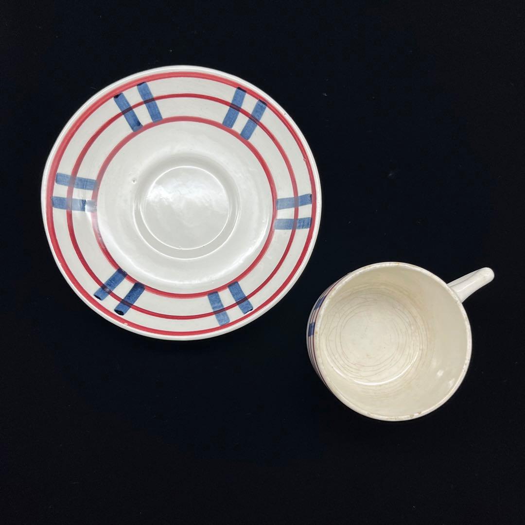 フランスアンティーク ジアン　BAYONNE バスク カップ＆ソーサー【D】