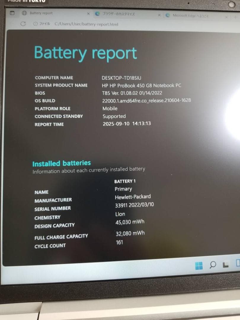 R09美品 HP ProBook 450 G8 i7◆16GB◆SSD512GB