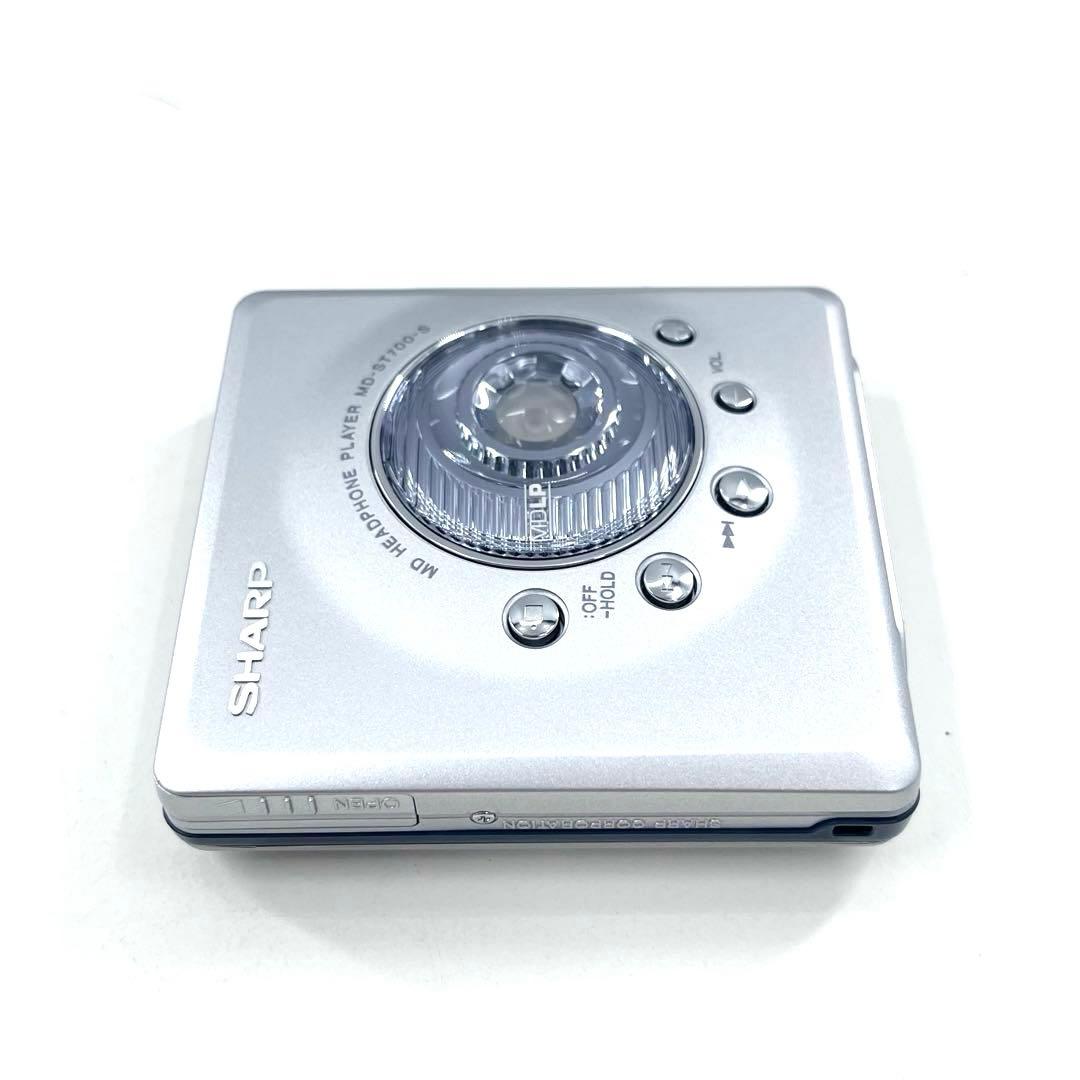 SHARP MD-ST700-S MDプレーヤー USB給電 再生OK