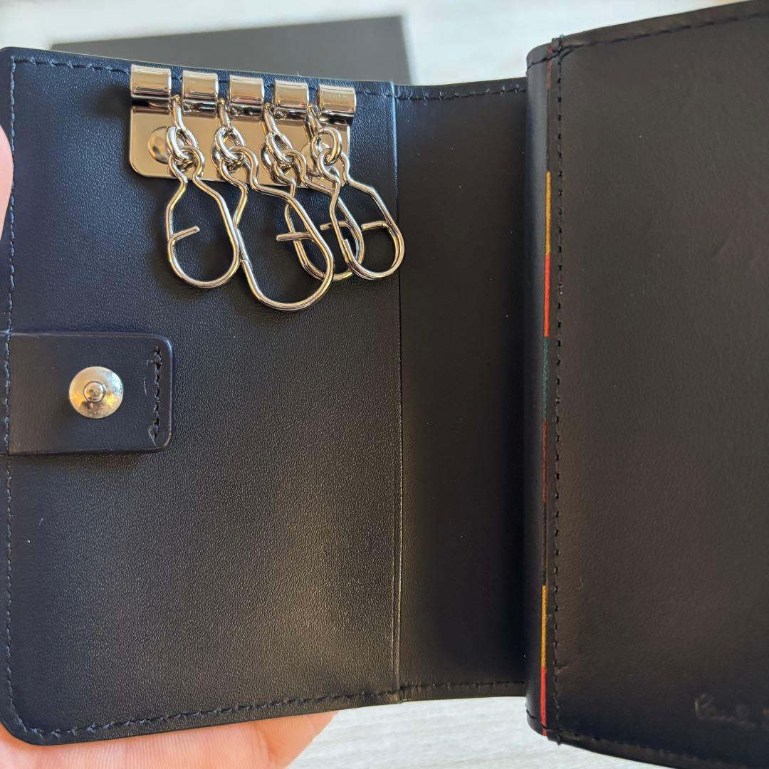 ポールスミス　ブライトストライププラー ＆キーケース