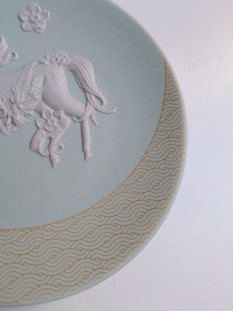 完売品✩ウェッジウッド　ジャスパー　干支トレイ　2026年馬