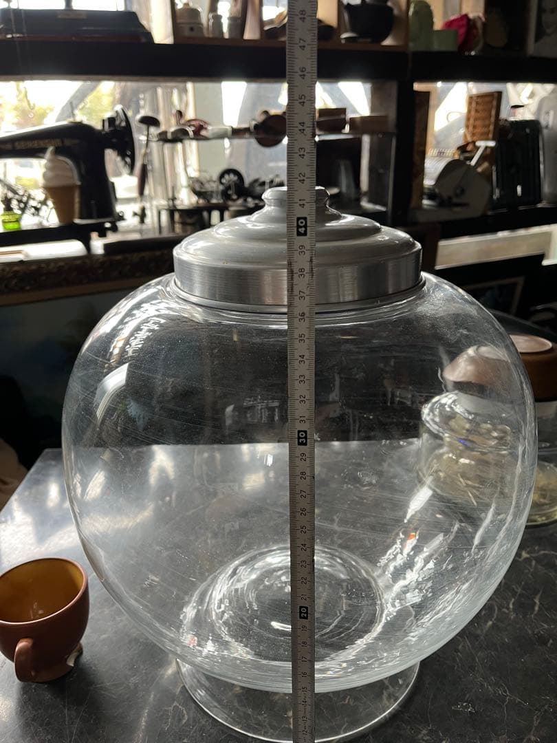 特大ガラス瓶、駄菓子瓶、金魚鉢、メダカ鉢、ドライフラワー、ガラスケース
