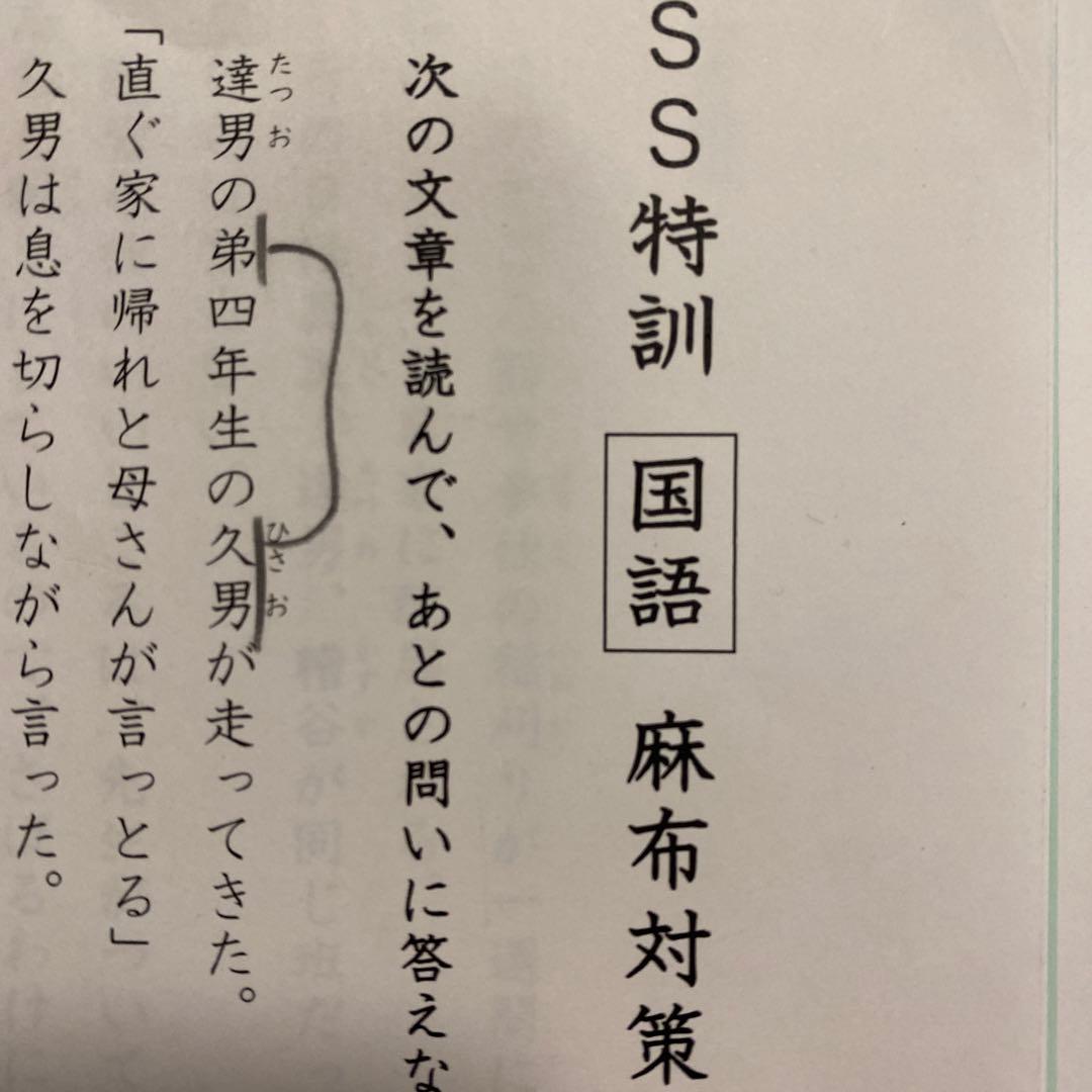 【2023年終了組】サピックスSS特訓　麻布対策国語プリント1〜14