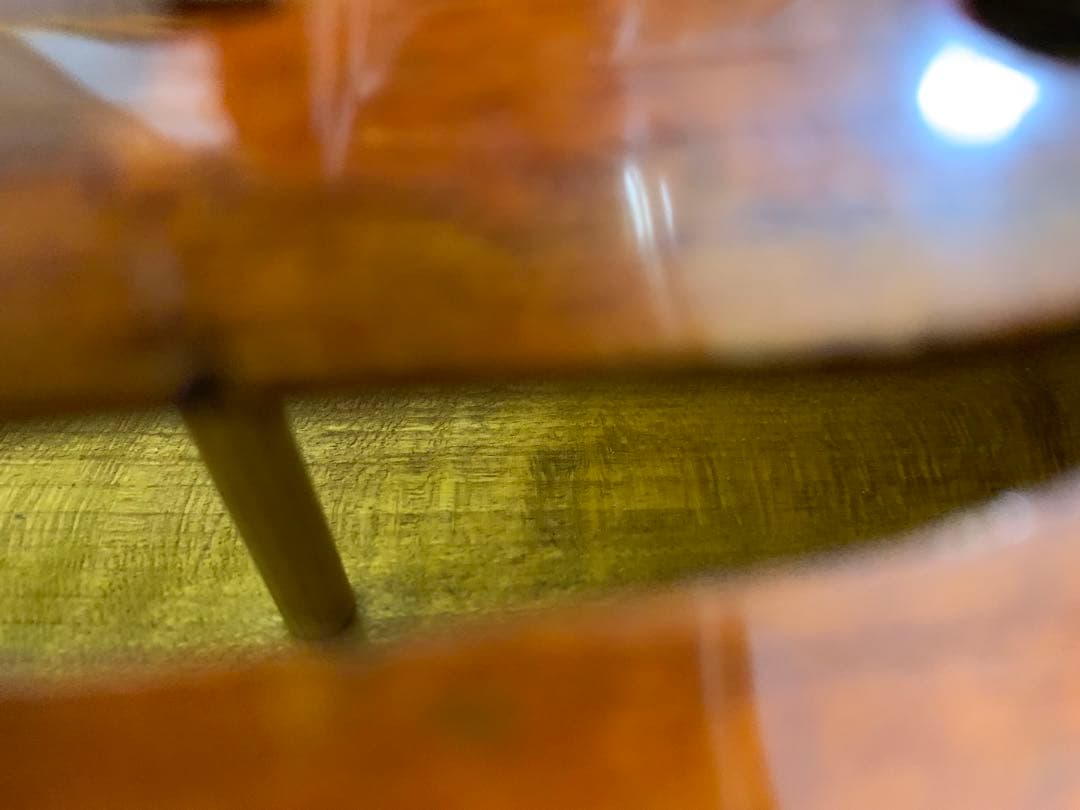 チェコ　工房製　4/4 バイオリン　裏板一枚板