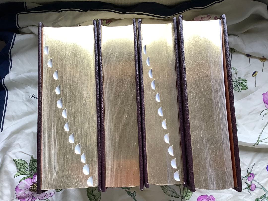 本革金箔押しオックスフォード辞書Oxford Dictionar￼y四冊セット