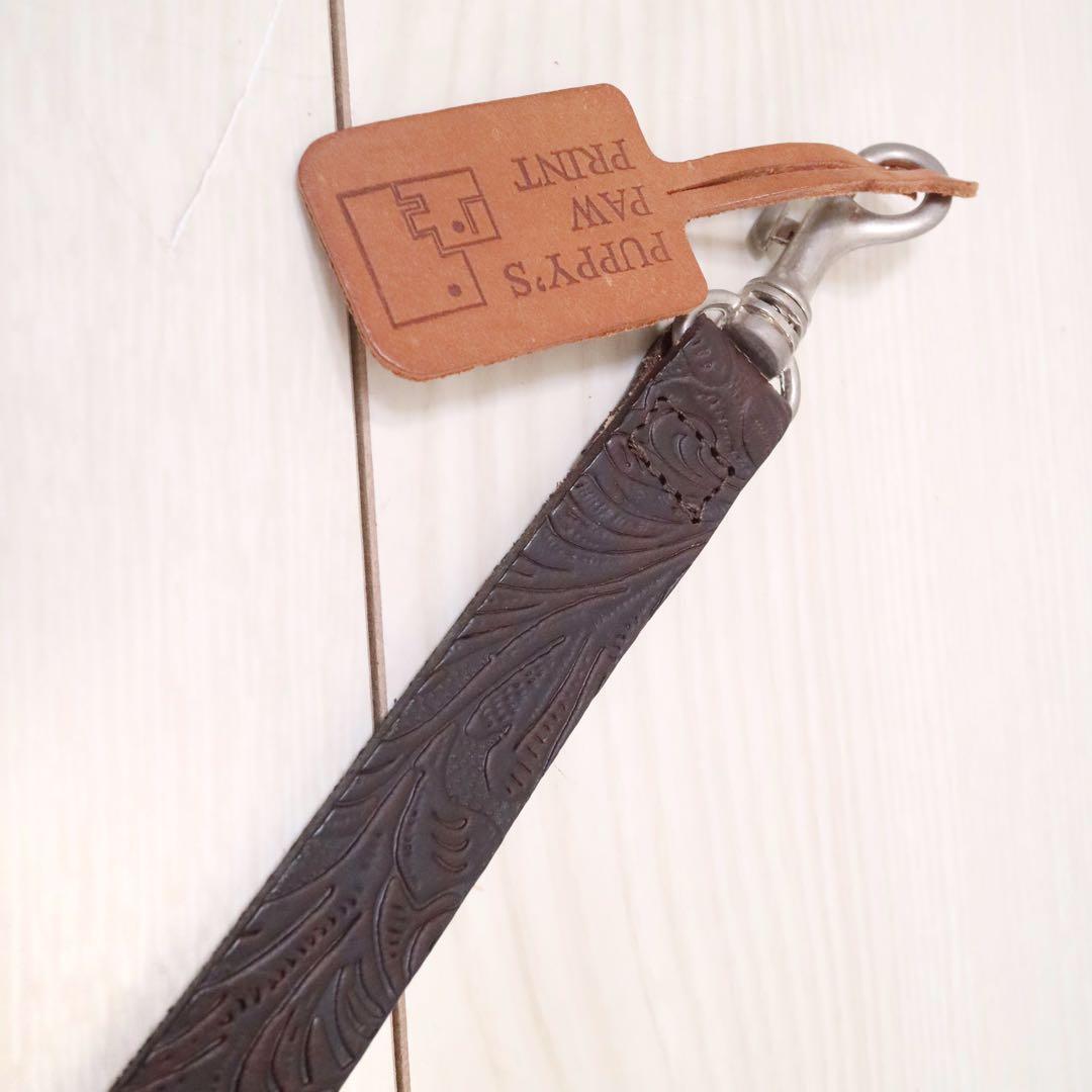 regent belt company カービング リード 首輪 革 本革 犬具