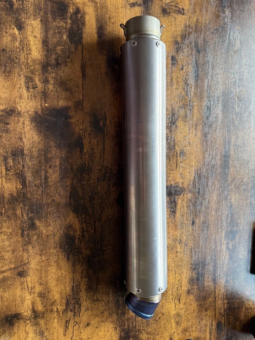 マシマシたらこスパゲッティ　 ステンレス製 円筒形マフラー