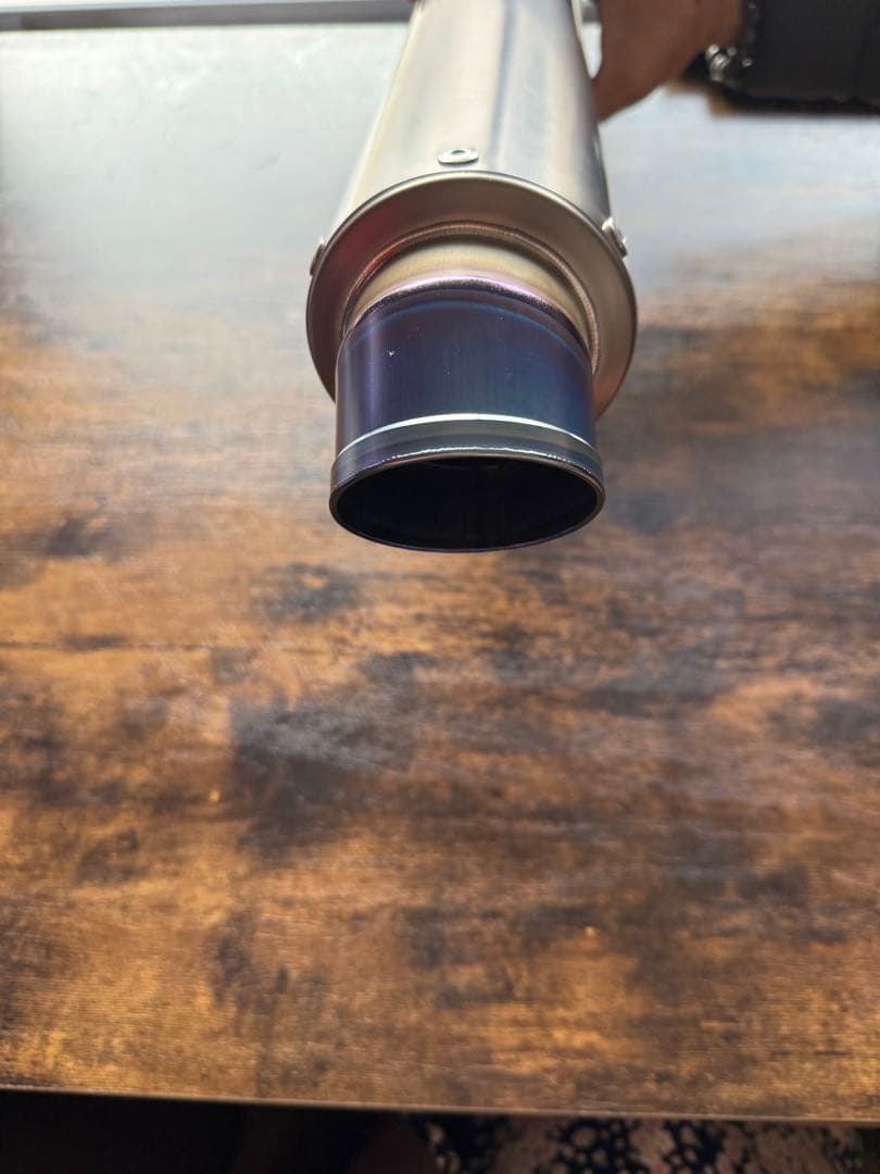 マシマシたらこスパゲッティ　 ステンレス製 円筒形マフラー