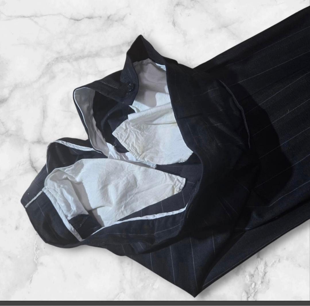 ジャンニ・ヴェルサーチ　ブラック ストライプ　セットアップ 90s イタリア製