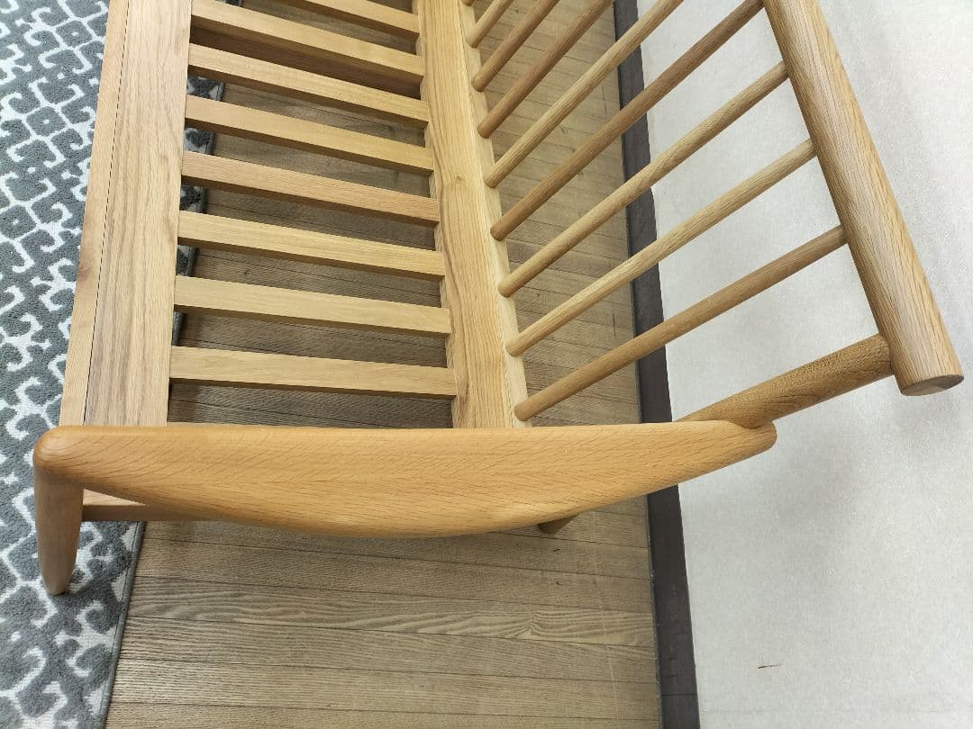 東京インテリアオリジナル、オークライフ2人掛けソファ