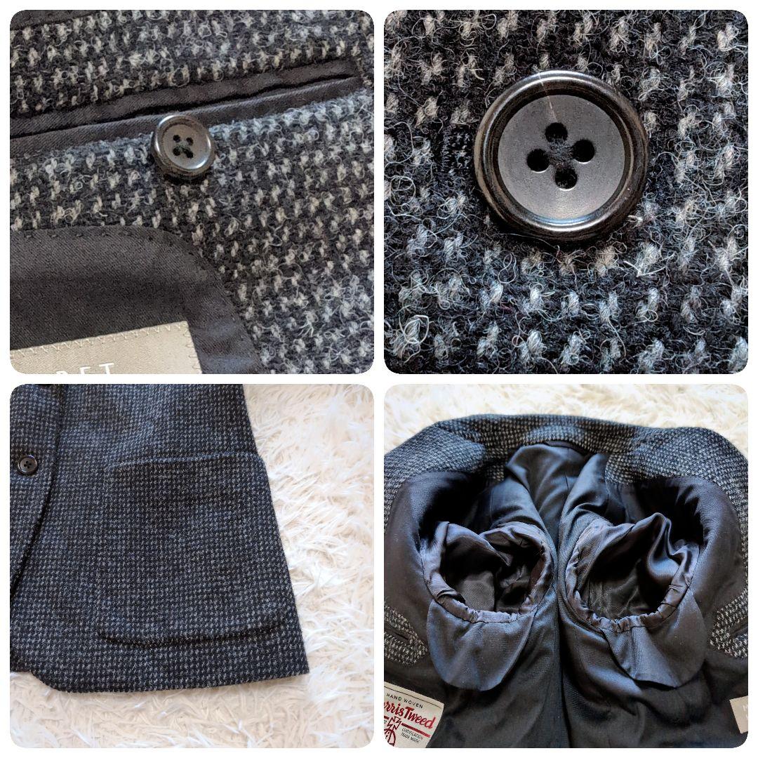 極美品✨️マーガレットハウエル✕ハリスツイード ウールテーラードジャケット 千鳥